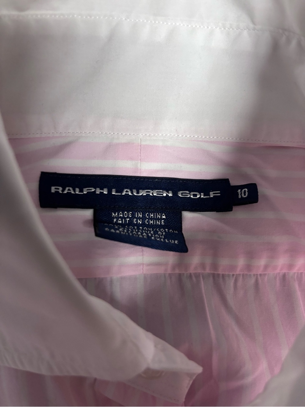 Ralph Lauren Pink and White Striped Button-Down Shirt - Picture 5 of 8